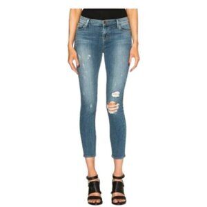 Anthropologie J Brand Mid-Rise Pulse Capri Jeans